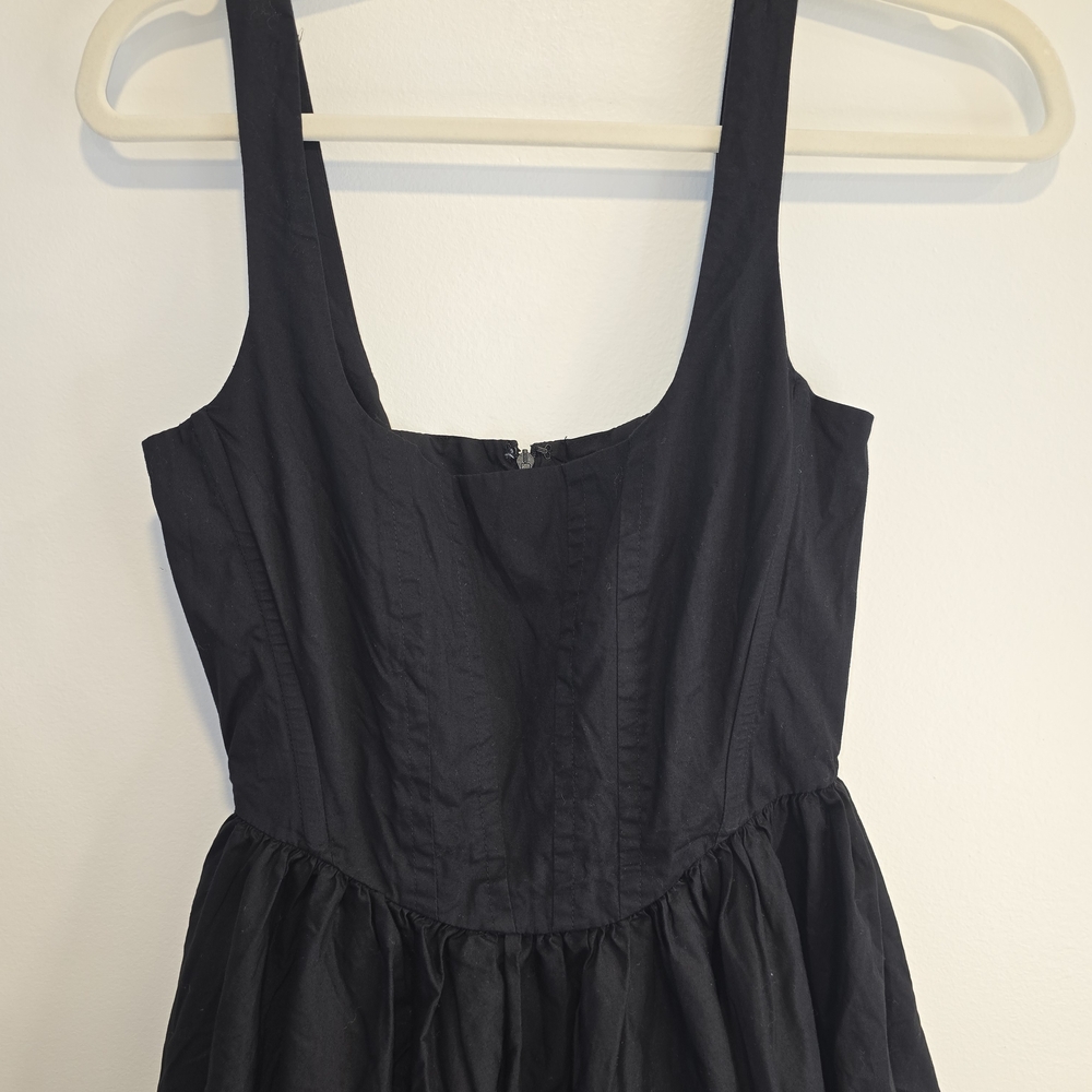 Wayf Black Sleeveless Mini Dress Size Xs Nwot - Picture 3 of 9